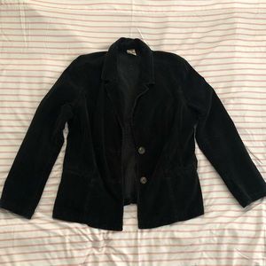 Black Cordyroy Blazer/Jacket